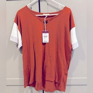 Orange and White Women's Top. Bought at UT Austin bookstore! Texas! Longhorns!